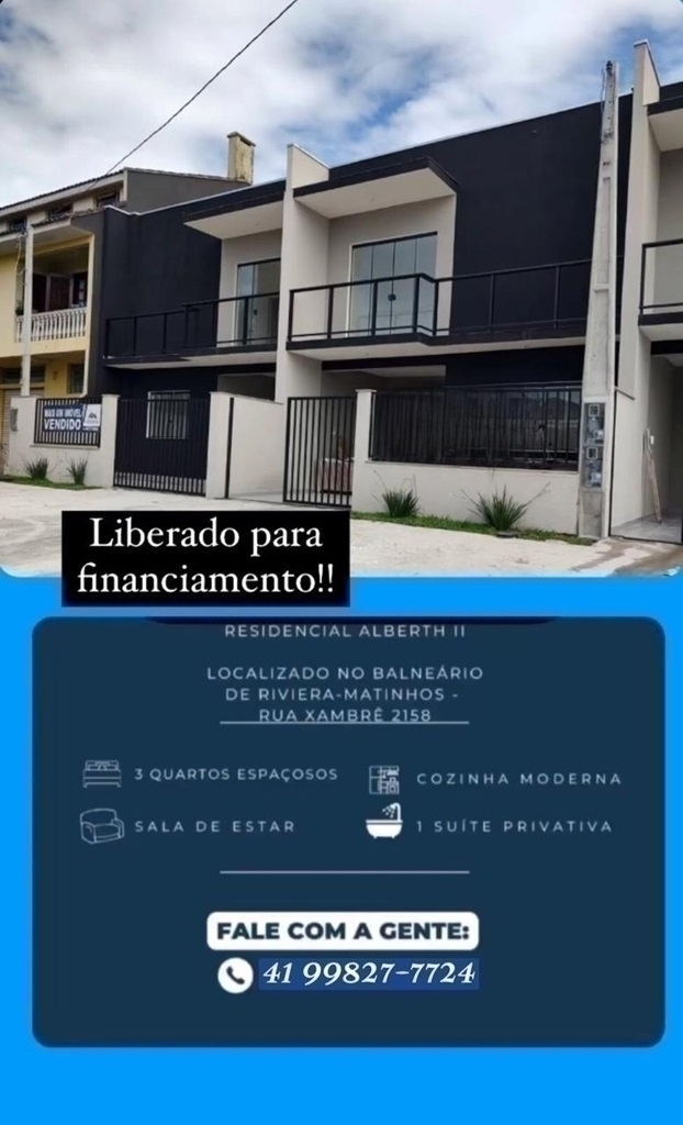 MATINHOS | Casas | Matinhos - Sobrado averbado de 499 por 439 mil no avista!!!